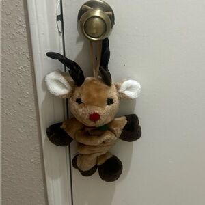 Dakin Vintage Rudolf the Red Nose  Reindeer Plush Toy